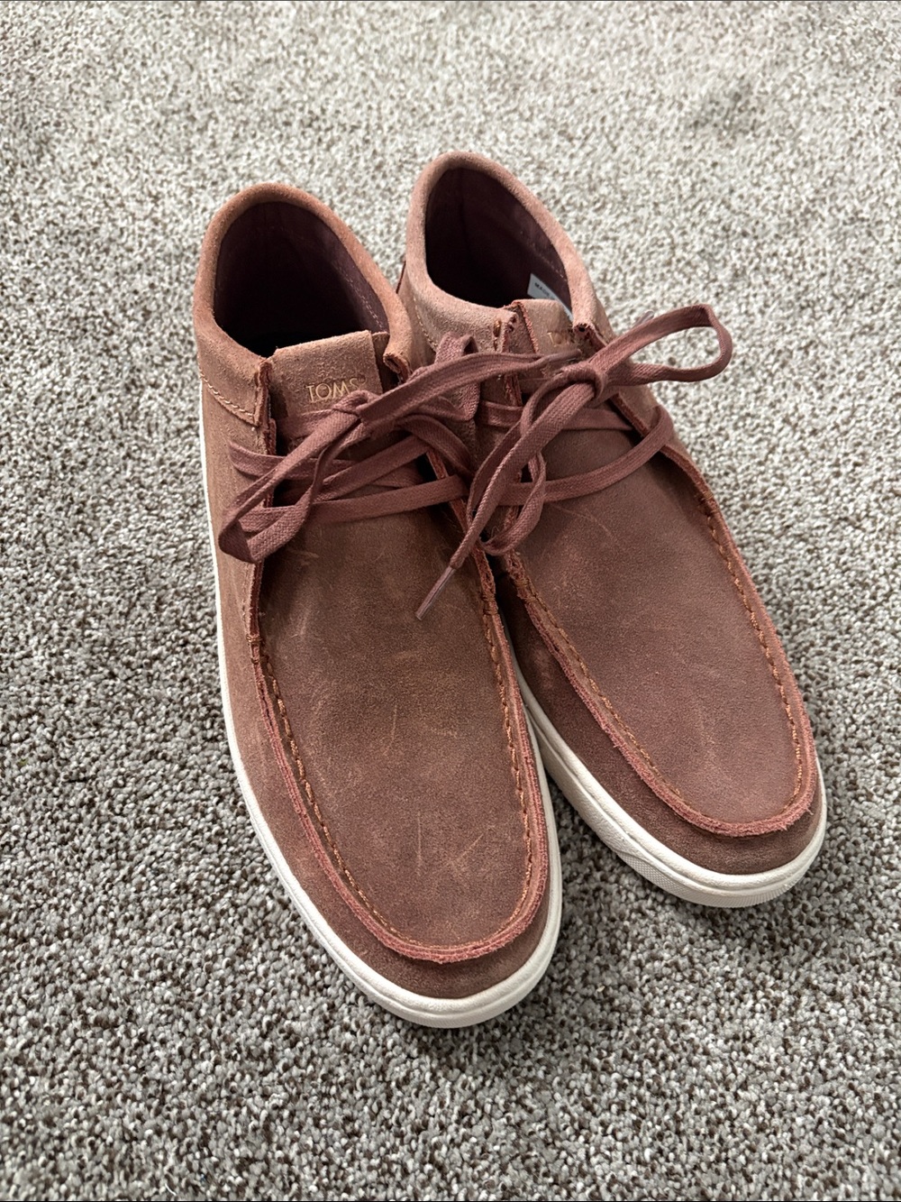TOMS Men's Chestnut Suede Chukka Boots